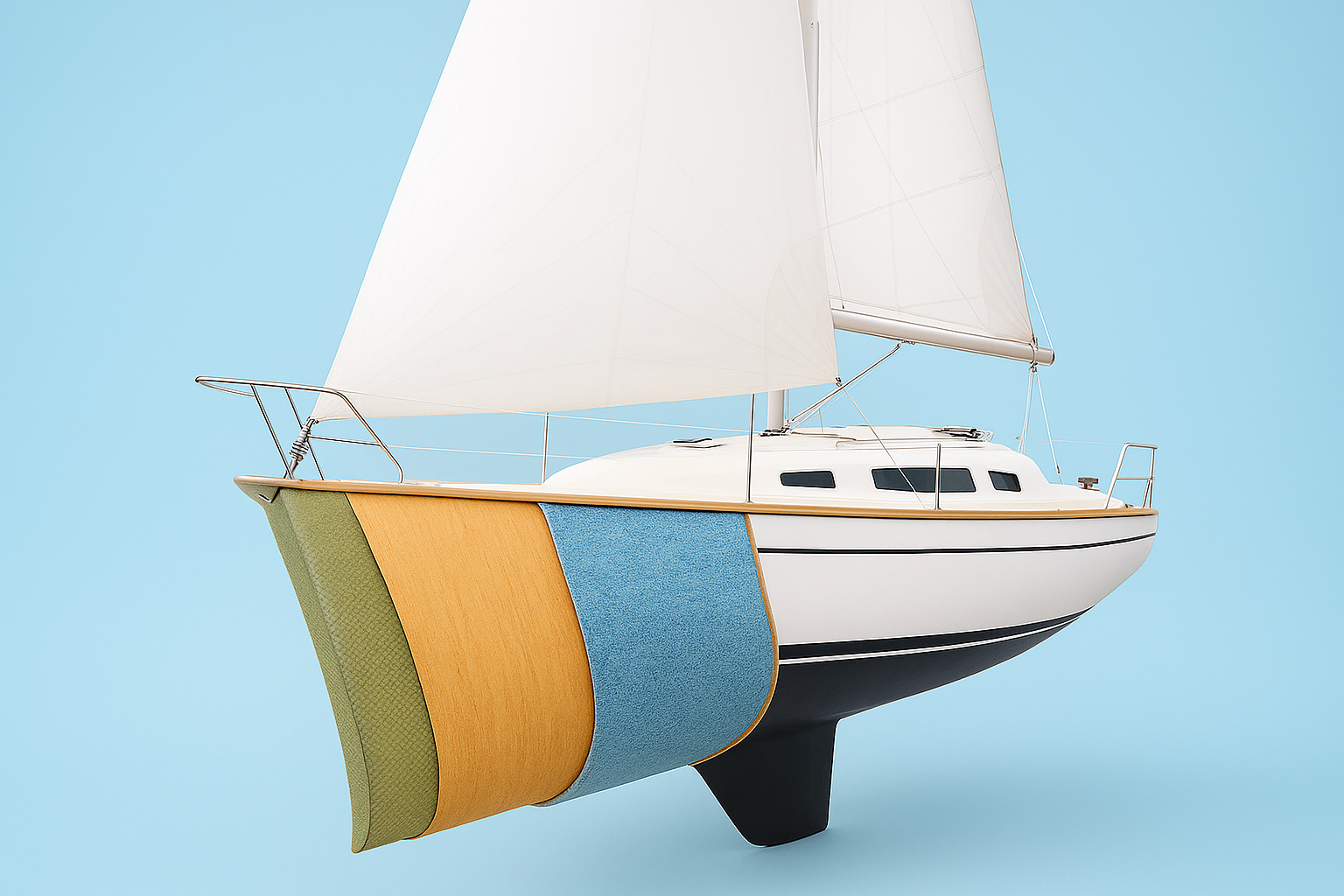 PVC pena navtika in laminacija